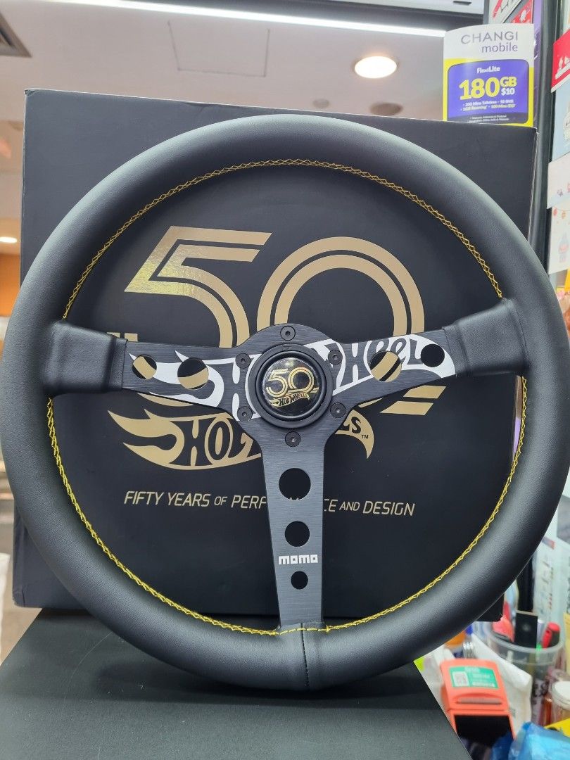 Momo X HOTWHEELS Steering Wheel, Car Accessories, Interior