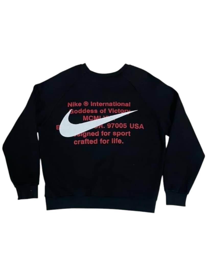 double swoosh sweatshirt