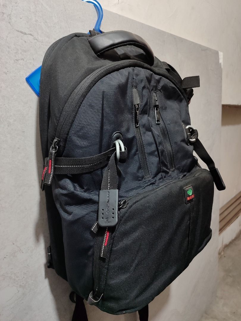 Original Kata Camera Backpack (Category: Camera Bags & Carriers) located in Quezon City. Submitted by glempol-1 (Listing ID 1374582474, Image 2). Description: Good as brand new Excellent condition Meet up Highlights Fits 2 D-SLR Camera 4-5 Lens Kit Reinforced Nycore Grid Backpack TST RIB Structural Protection Removable Padded Bottom Insert Modular Divider System Two Compartments Padded Laptop Compartment Yellow Rain Cover Molded Carrying Handle B
