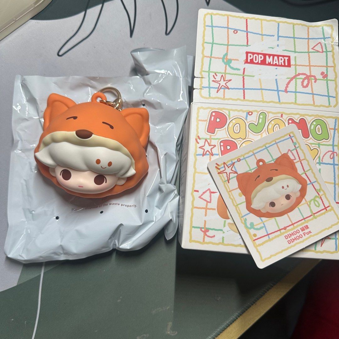 Pop Bean Pajama Party Earphone Bag Dimoo (Category: Designer & Blind Box Toys) located in Makati City. Submitted by krsst (Listing ID 1374542712, Image 1). Description: Opened box and foil just to check Loc: poblacion, makati.