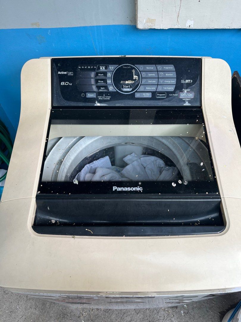 Panasonic Automatic Washing Machine 8KG (Category: Other Kitchen Appliances) located in Manila. Submitted by p1nkbaddi3 (Listing ID 1374579415, Image 1). Description: ISSUE: Drain Valve need to be replaced Location: Valenzuela City.