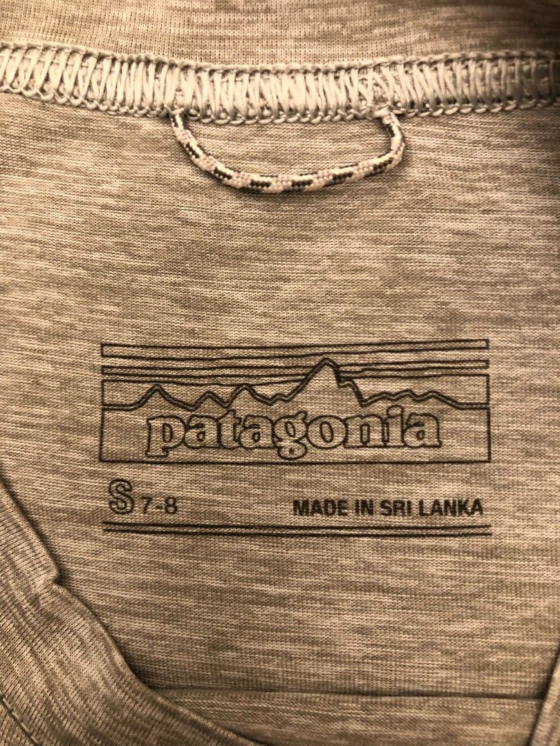 由 Charcoo (刊登 ID 1374583046，圖片 2) 提交，位於 新北市 (New Taipei) 的 Patagonia 兒童長袖快乾T-shirt 120-130cm (類別：嬰兒及兒童流行時尚)，說明：Patagonia 兒童長袖快乾T-shirt 120-130cm。