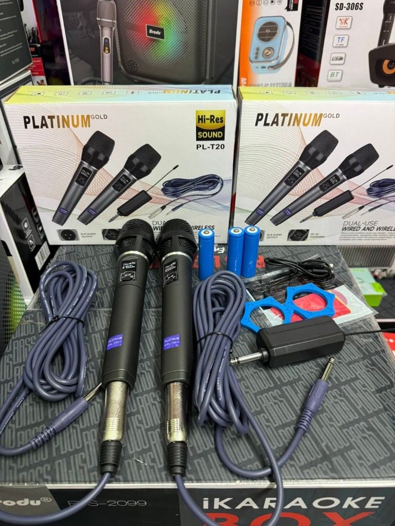 Platinum PL T20 DUAL USE WIRED AND WIRELESS (Category: Microphones) located in Manila. Submitted by erick80762 (Listing ID 1374688107, Image 3). Description: .