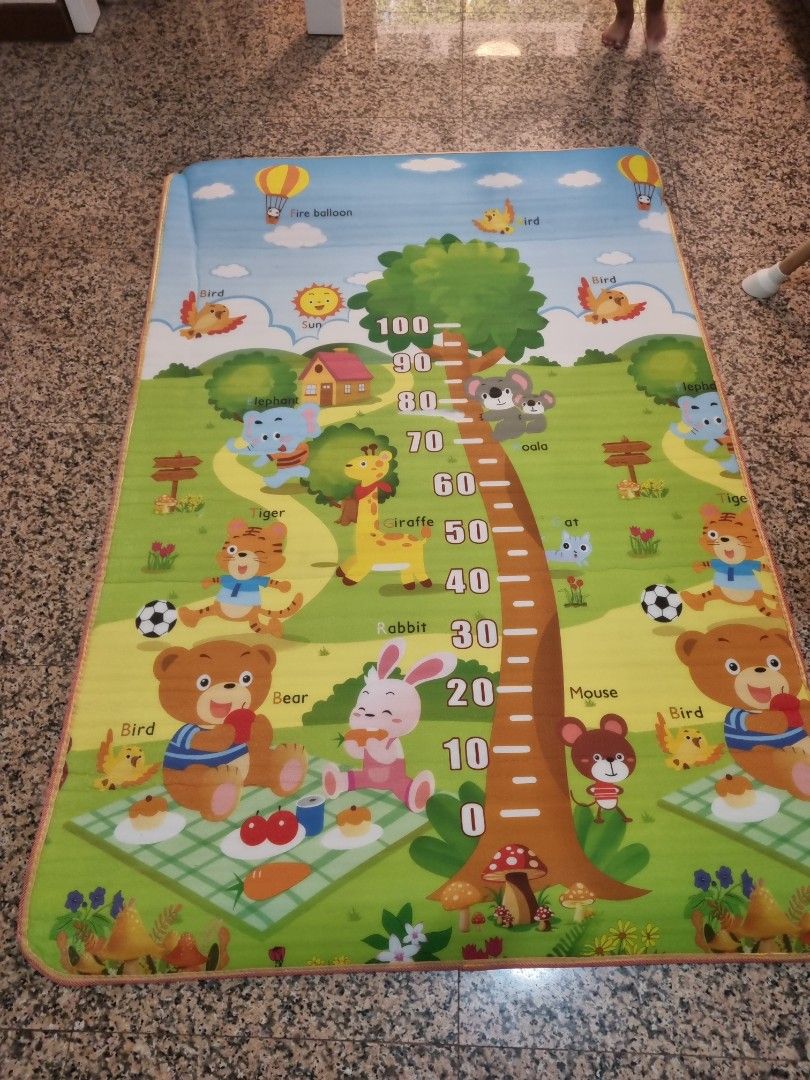 Playmat (Category: Infant Playtime) located in Singapore. Submitted by mannatshe47101 (Listing ID 1374549883, Image 1). Description: a soft cushioned playmat with slight flaw as shown in the picture..