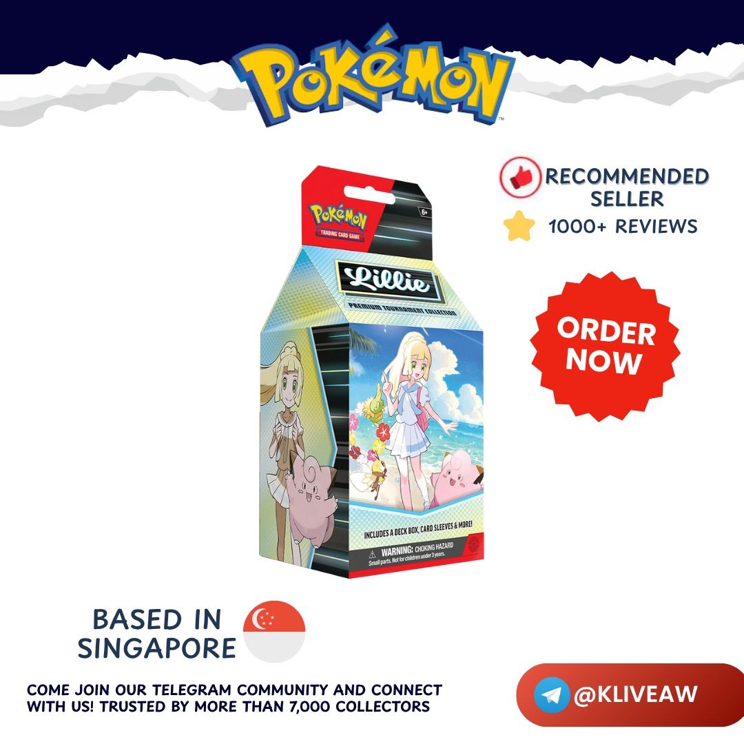 Pokemon Lillie premium tournament collection  journey together rivals etb booster  box bundle , Hobbies & Toys, Toys & Games on Carousell
