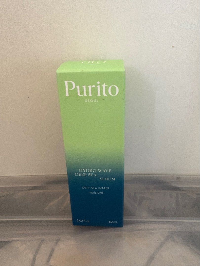 Purito Hydro Wave Deep Sea Serum (Category: Face Care) located in San Pablo. Submitted by myvanitydestash (Listing ID 1374691549, Image 1). Description: Great for dry, acne prone, and sensitive skin. Rfs: backup.