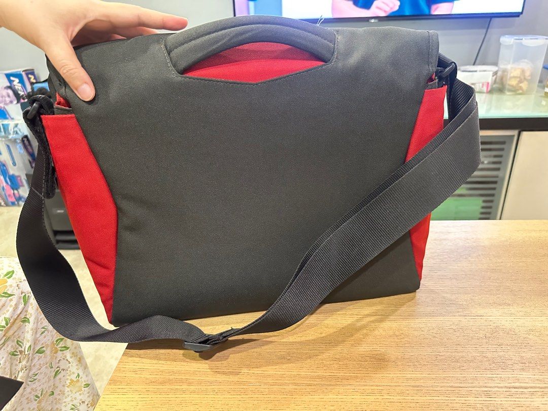 Red and Black Shoulder Bag