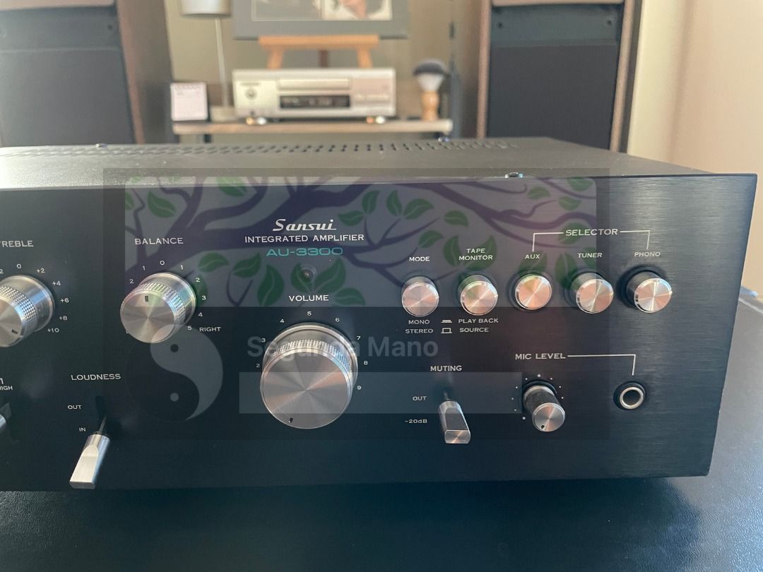 Sansui AU-3300 Integrated amplifier (Category: Soundbars, Speakers & Amplifiers) located in Quezon City. Submitted by cegundamano (Listing ID 1374692876, Image 3). Description: Very sturdy built, sounds amazing and looks classy with the black face panels. Part of the 70s Sansui after the triple digit series, it has (IMO) a deeper and thicker bass sound. Check out the videos in our YouTube channel, bass is set to zero (as with all the other amps I