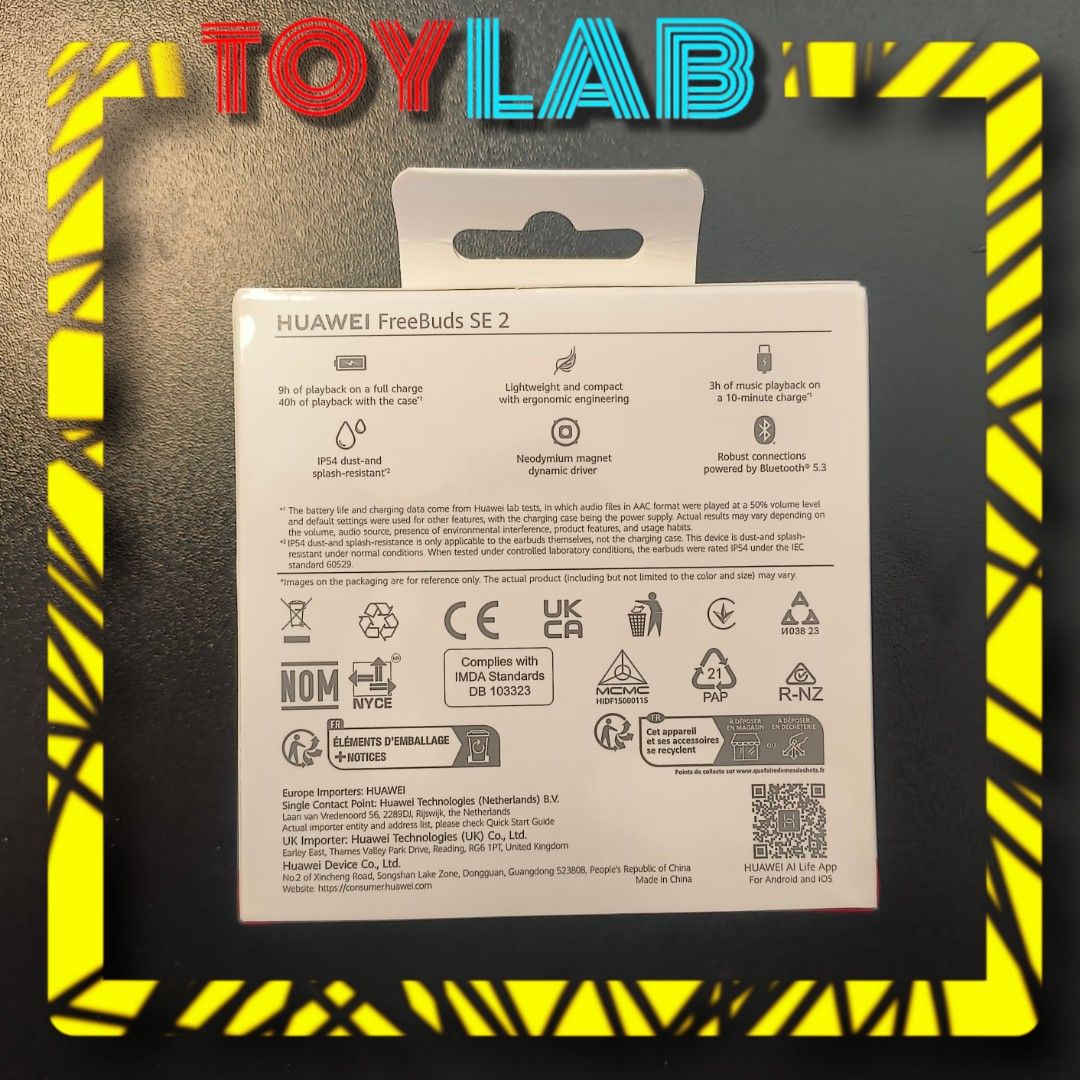 Sealed New Huawei Freebuds SE 2 (Category: Earphones) located in Mandaluyong City. Submitted by ToyLab.ph (Listing ID 1374532634, Image 2). Description: Huawei Freebuds SE2 Brand new Sealed Actual picture of item posted Gcash payment Lalamove or Grab care of buyer after payment confirmation Thank you. 🙂 Tags device earpods.
