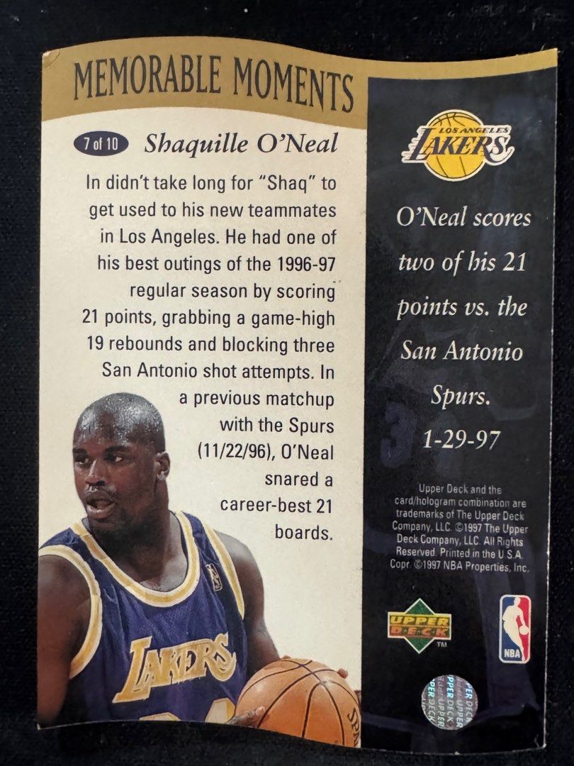 Shaq o neil (Kategori: Uang Lama) berada di Jakarta Pusat. Dikirim oleh garryishak76951 (ID iklan 1374679201, Gambar 2). Deskripsi: Kartu basket Shaq ud fleer , 750rb nego lokasi jak sel 081808066777.