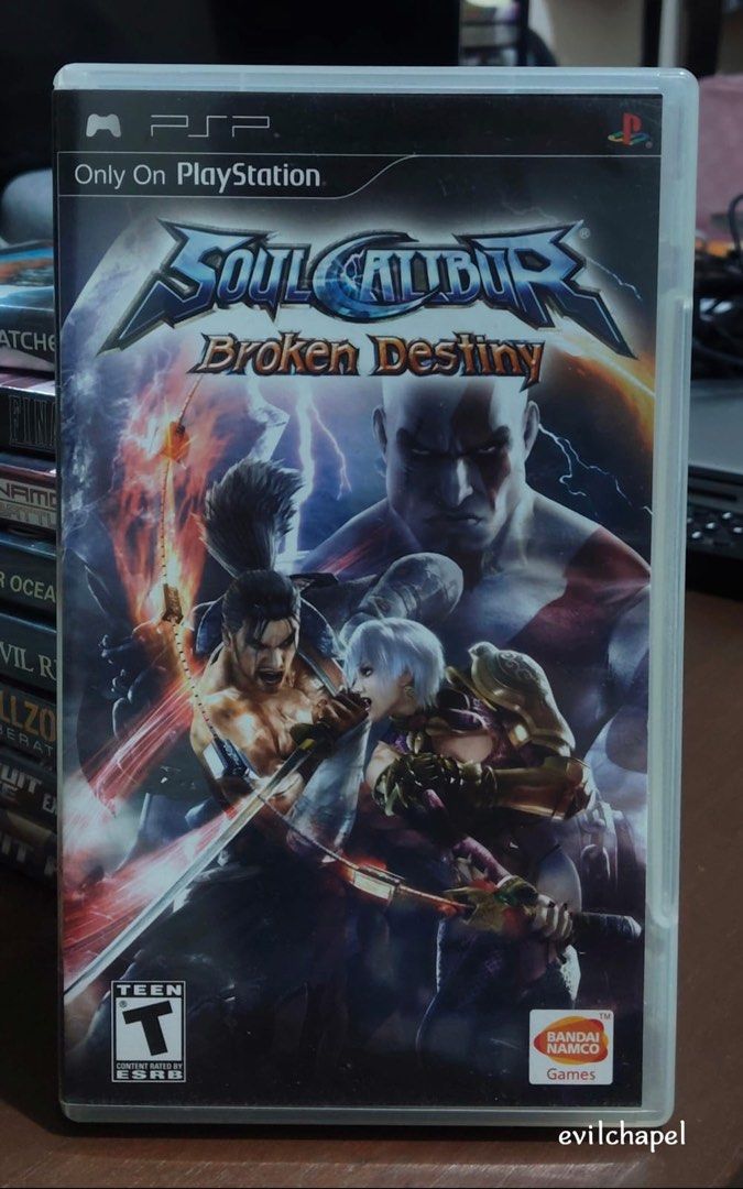 Soul Calibur Broken Destiny PSP R1 Complete (Category: PlayStation) located in Mandaluyong City. Submitted by evilchapel (Listing ID 1374598585, Image 1). Description: FS: Soul Calibur PSP R1 Complete Payment: Bank Transfer, GCash Meetups: Shangri La, Starmall (Morning Only).