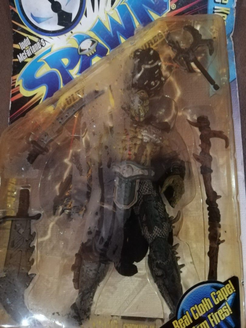 Spawn Gate Keeper ultra action figure (Category: Figurines & Statues) located in Quezon City. Submitted by goldencity1964 (Listing ID 1374662607, Image 3). Description: Todd McFarlene's Spawn Gate Keeper Series 8 Nicely crafted.. Intricate details.. Year. 1997... Vintage.. Highly collectible.. Sealed.. Nevwr opened.. Complete accessories Issue.... Clamp shell has adhesive marks on the front... Board Edges has small iaaue... Please scan pictures W