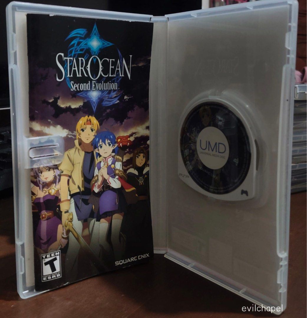Star Ocean Second Evolution PSP R1 Complete (Category: PlayStation) located in Mandaluyong City. Submitted by evilchapel (Listing ID 1374602209, Image 2). Description: FS: Star Ocean Second Evolution PSP R1 Complete Payment: Bank Transfer, GCash Meetups: Shangri La, Starmall (Morning Only).