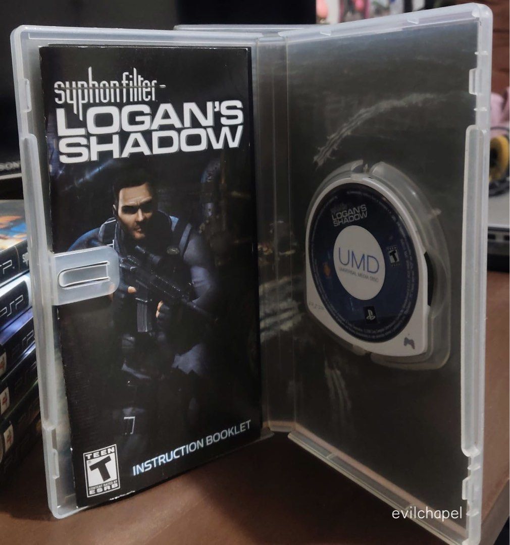 Syphon Filter Logan’s Shadow PSP R1 Complete (Category: PlayStation) located in Mandaluyong City. Submitted by evilchapel (Listing ID 1374600255, Image 2). Description: FS: Syphon Filter Logan’s Shadow PSP R1 Complete Payment: Bank Transfer,GCash Meetups: Shangri La, Starmall (Morning Only).