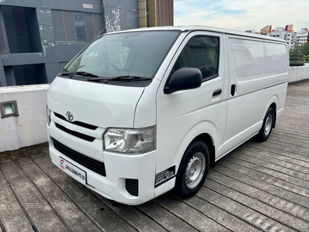 TOYOTA HIACE MANUAL DIESEL 5DRS. (Category: Commercial Vehicles for Rent) located in Singapore. Submitted by carsleasing (Listing ID 1374526614, Image 2). Description: 🚐 Toyota Hiace Rental Available! 🚐 Looking for a reliable and spacious commercial van for your business or transport needs? Our Toyota Hiace is available for rent at an affordable rate! AVAILABLE NOW 2025!!! ✅ Model: [2018] Toyota Hiace ✅ Transmission: [Manual] ✅ Fuel Type: Diese