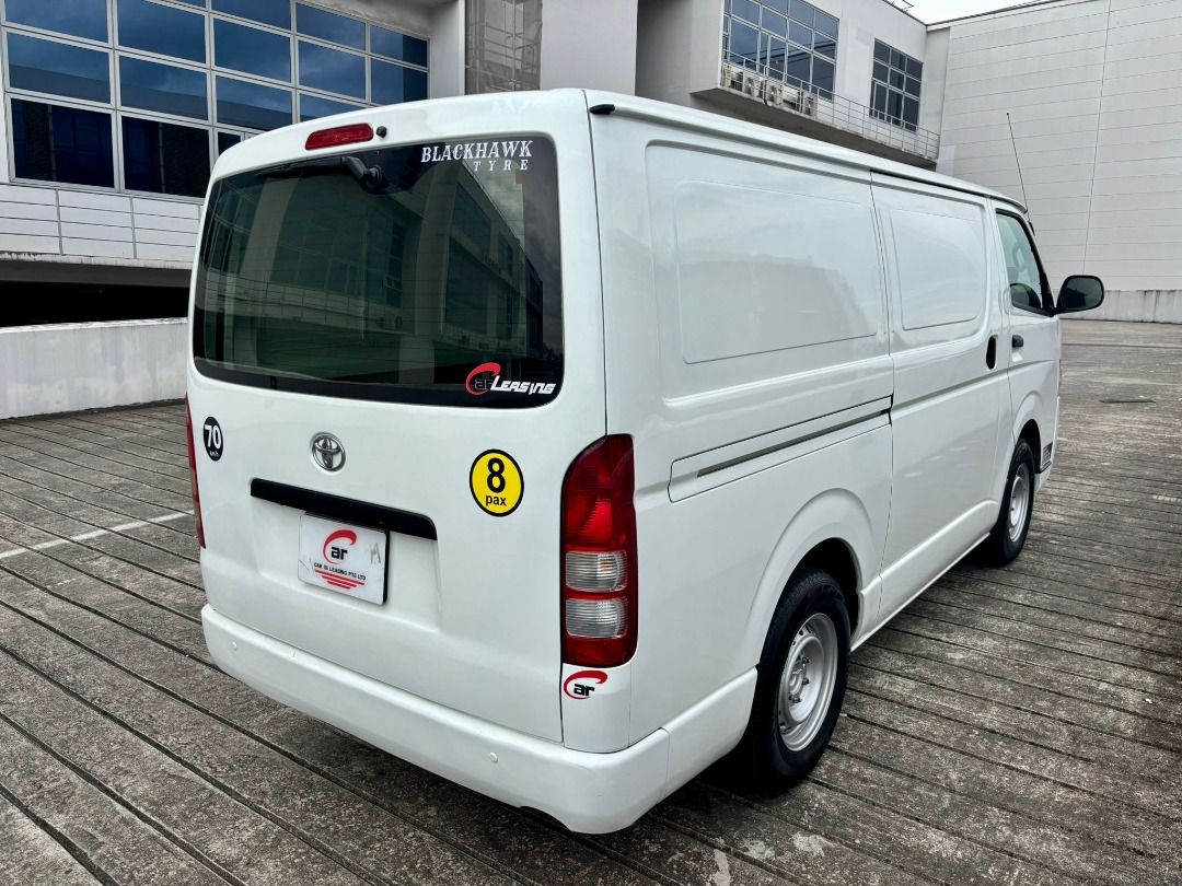 TOYOTA HIACE MANUAL DIESEL 5DRS. (Category: Commercial Vehicles for Rent) located in Singapore. Submitted by carsleasing (Listing ID 1374526614, Image 3). Description: 🚐 Toyota Hiace Rental Available! 🚐 Looking for a reliable and spacious commercial van for your business or transport needs? Our Toyota Hiace is available for rent at an affordable rate! AVAILABLE NOW 2025!!! ✅ Model: [2018] Toyota Hiace ✅ Transmission: [Manual] ✅ Fuel Type: Diese