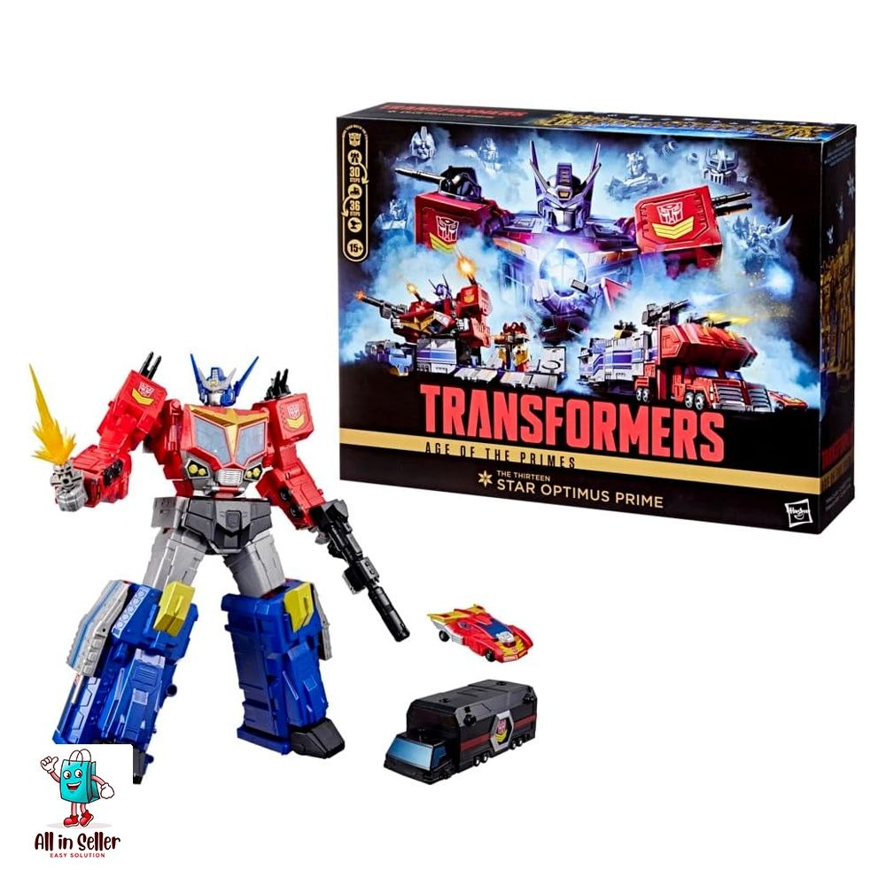 Transformers Age of the Primes Titan Class The Thirteen Star Optimus ...