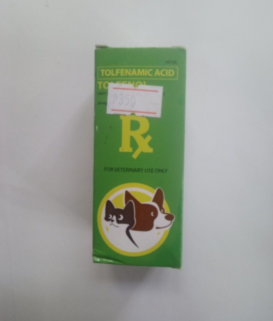 Unopened Tolfenol Tolfenemic Acid (Category: Health & Grooming) located in Angat. Submitted by khplaylist50050 (Listing ID 1374517391, Image 1). Description: Bought meds for my furbaby but she died shortly after she got discharged from the vet. Med is unopened and unused. Tolfenol is anti-inflammatory and anti-pyretic. 30 ml. Tolfenol helps in the management of acute and chronic pain in both dogs and cats by inhibiting prostaglandin release and h