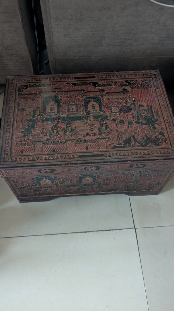 Vintage Burmese Chest Trunk Organizer (Category: Storage Boxes & Baskets) located in Las Pinas. Submitted by lovedbymariee (Listing ID 1374607815, Image 1). Description: Vintage chest/trunk organizer from Burma Myanmar.