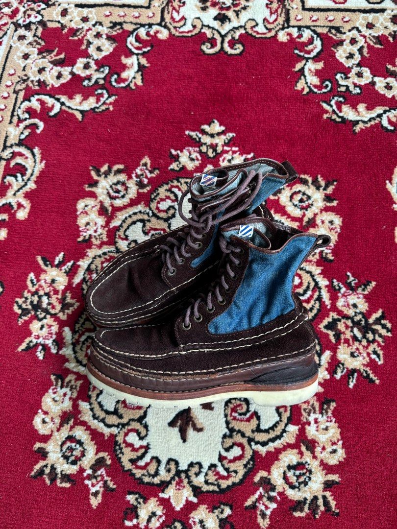 Visvim Grizzly Boots (Category: Boots) located in Quezon City. Submitted by jawnzslayer (Listing ID 1374543446, Image 1). Description: visvim grizzly boots no box, pair only size: 9.5 can fit 10 visvim heeltabs replaced to leather worn condition.