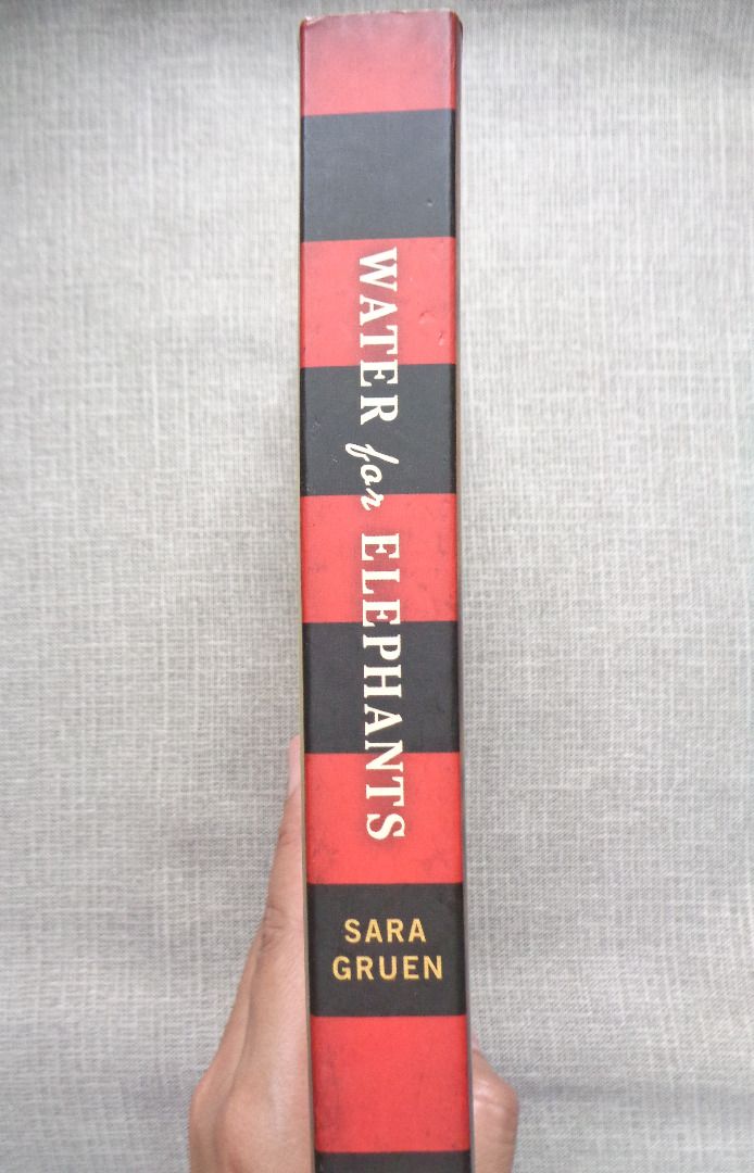 Water for Elephants by Sara Gruen (Category: Storybooks) located in Naga. Submitted by caffein8d (Listing ID 1374603694, Image 3). Description: *Water for Elephants by Sara Gruen *Historical Fiction, Romance, Book Club, Adult Fiction, Contemporary *Greatest/Most Popular Book *PB “Life is the most spectacular show on earth ♥” “All I can do is put in time waiting for the inevitable, observing as the ghost of my past rattle around my vacuous present