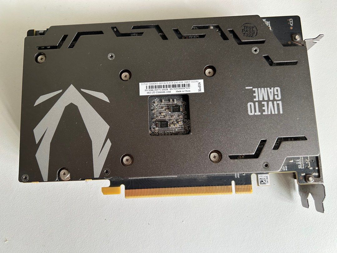 Zotac RTX 2060 6GB graphics card gpu Nvidia (Category: Computer Parts) located in Singapore. Submitted by jakehill (Listing ID 1374615319, Image 3). Description: .