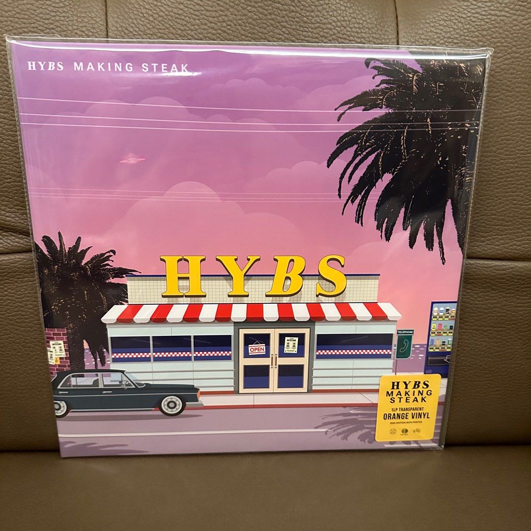 HYBS 「 Making Steak」 ORANGE VINYL HYBS : Making Steak : 1LP Transparent Orange Vinyl