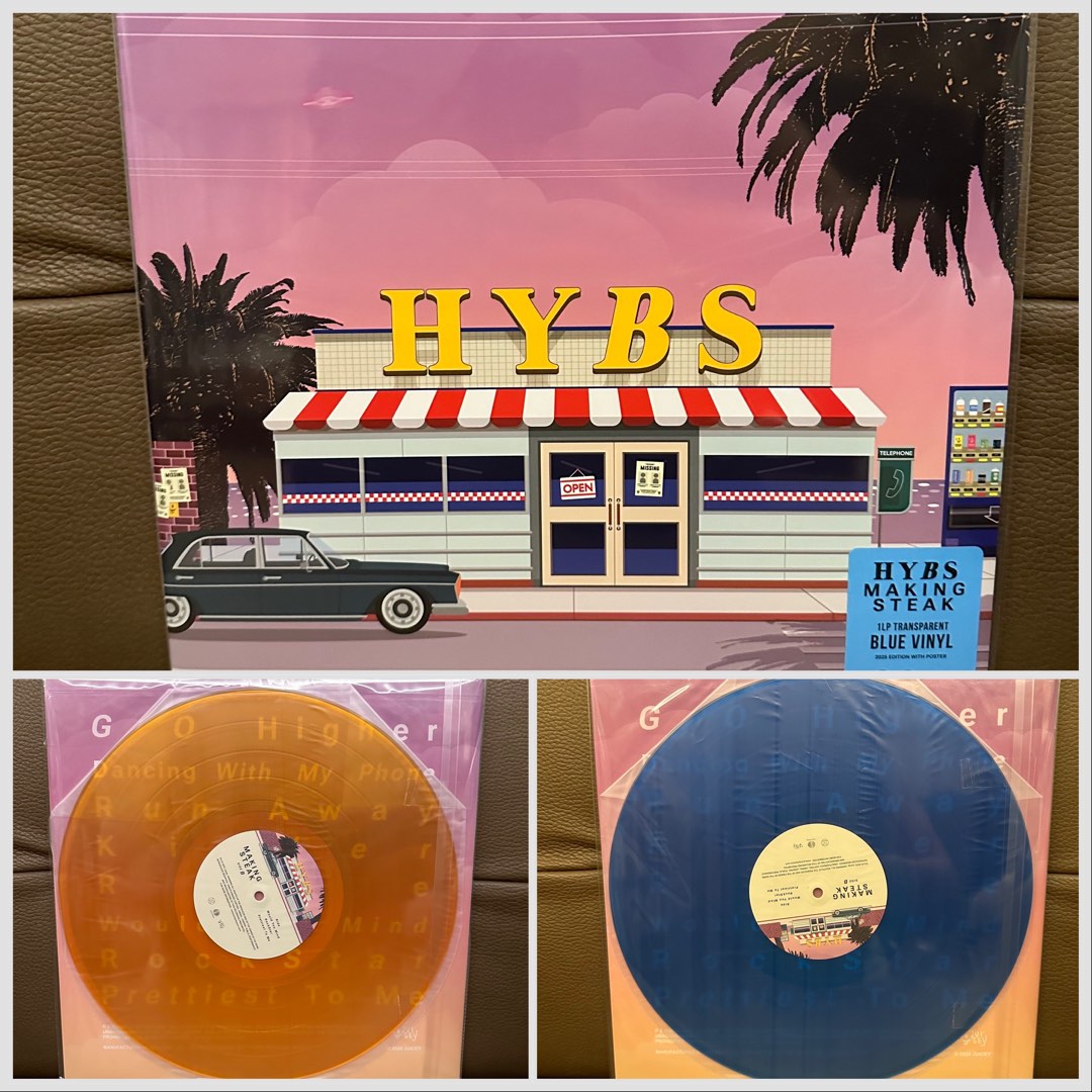 全新Orange / Blue LP 黑膠) HYBS - Making Steak (45rpm / 2025