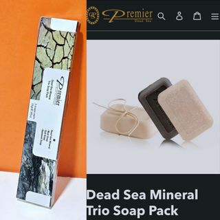 以色列 Premier 死海礦物鹽皂 1套3個 25g Dead Sea Mineral Trip Soap Pack Luxury Isarel64168637456899110