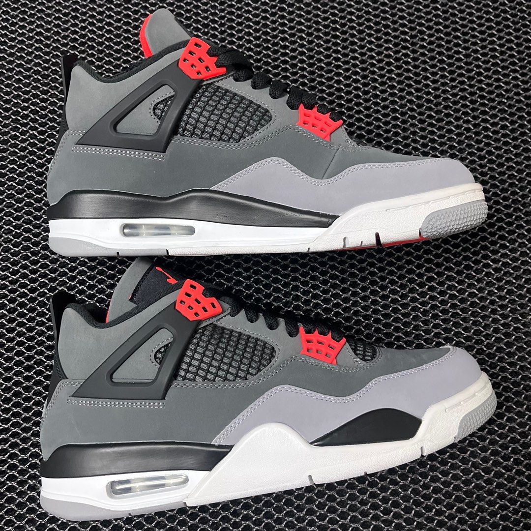 Air Jordan 4 Retro Infrared (Category: Sneakers) located in Malabon City. Submitted by joesdimestore (Listing ID 1374848266, Image 2). Description: ⚡️Air Jordan 4 Retro Colorway: 'Infrared' ✅₱7,895 ✔️Brand New, no box ✔️Size: Mens US 8.5 only ✔️On hand & ready to ship 📌Other Details: 💵Mode of Payment: Gcash / SeaBank 📦Deliver & Ship: Lalamove / LBC 📍Location: Malabon.