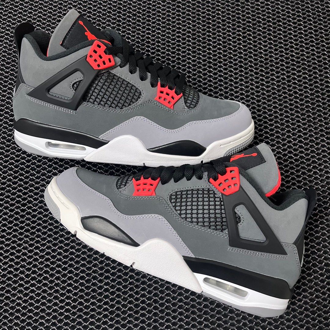 Air Jordan 4 Retro Infrared (Category: Sneakers) located in Malabon City. Submitted by joesdimestore (Listing ID 1374848266, Image 1). Description: ⚡️Air Jordan 4 Retro Colorway: 'Infrared' ✅₱7,895 ✔️Brand New, no box ✔️Size: Mens US 8.5 only ✔️On hand & ready to ship 📌Other Details: 💵Mode of Payment: Gcash / SeaBank 📦Deliver & Ship: Lalamove / LBC 📍Location: Malabon.