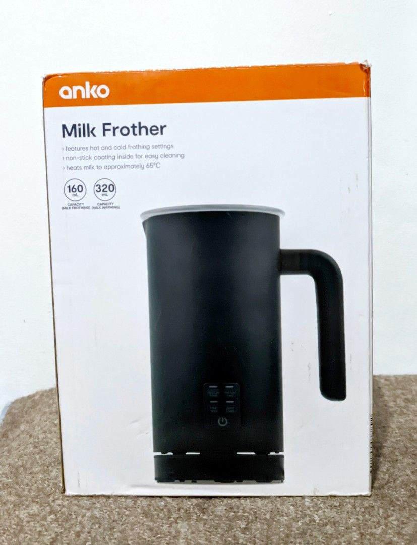 Anko Milk Frother (Category: Other Kitchen Appliances) located in Angono. Submitted by mrallstuff (Listing ID 1374837010, Image 1). Description: anko milk frother 250ML -For Cold and hot milk - lightweight - with box - for coffee shop /personal good as new/warehouse display 📍Angono Rizal.