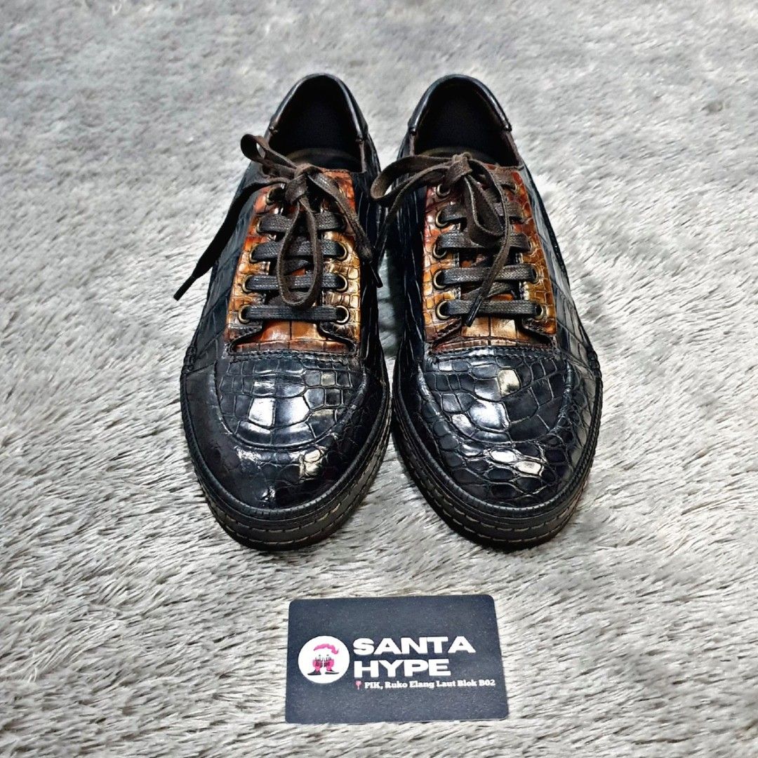 Berluti Palermo Alligator Sneakers