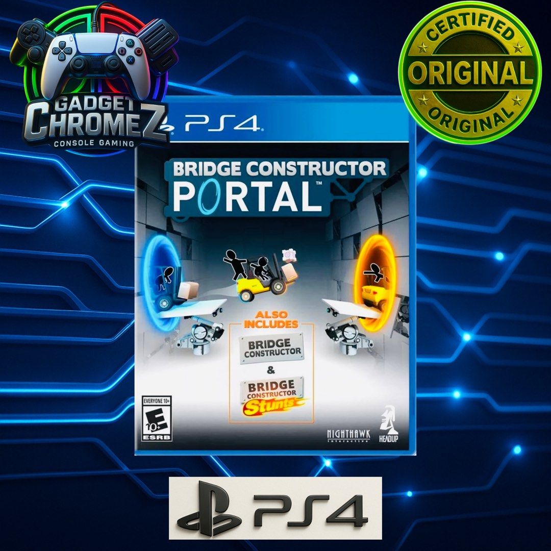 Bridge Constructor Portal | PS4 Game | BRANDNEW (Category: PlayStation) located in San Jose del Monte. Submitted by gadget_chromez (Listing ID 1151371444, Image 1). Description: BRIDGE CONSTRUCTOR PORTAL BRANDNEW / SEALED Physical Disc. Safely packed with 2 layers of thick bubble wrap for maximum protection upon shipping out..