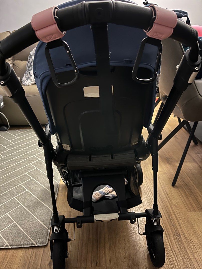 Bugaboo bee 5 (Category: Strollers) located in Singapore. Submitted by babyfriendly (Listing ID 1374876215, Image 3). Description: Near to Perfect condition, always wiped down after every use. Comes with matching blue bassinet, mosquito net, and transport bag. Clean, stylish, and ready to go – complete hassle-free set! Hit me up if you need more photos ( complete set) .