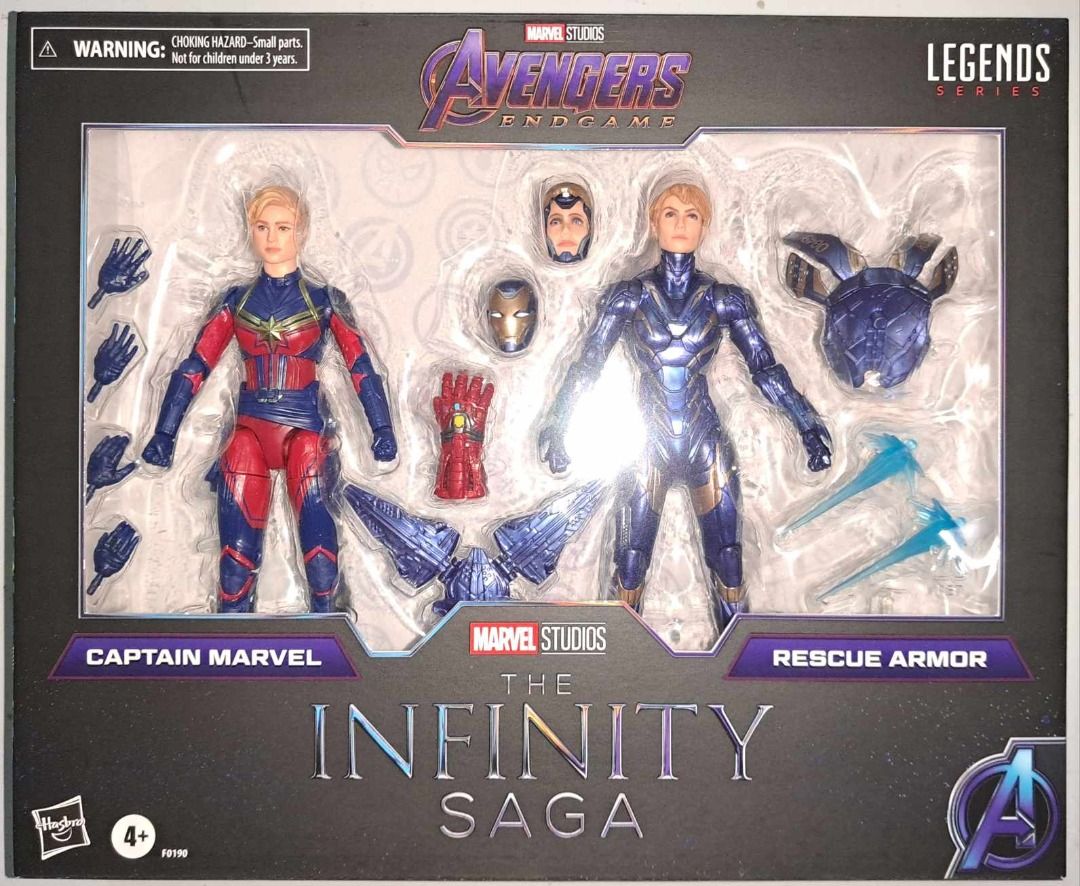 Captain Marvel/Rescue Armor Infinity Saga (Category: Figurines & Statues) located in Pasig City. Submitted by bechay2 (Listing ID 1374727902, Image 1). Description: Marvel Legends pack - Captain Marvel/Rescue Armor 2100 - Brand New/MISB Loc: Pinagbuhatan, Pasig.