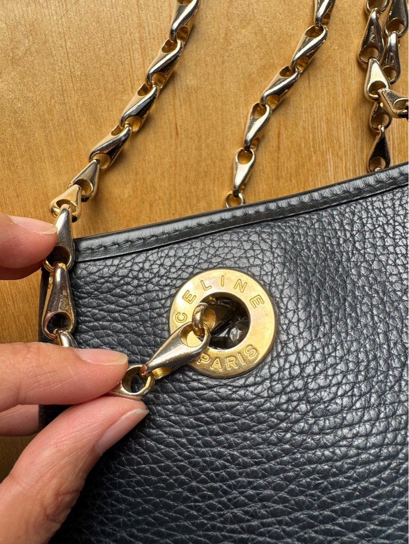Celine Bucket Bag (Category: Shoulder Bags) located in Mandaluyong City. Submitted by ellasellstuff (Listing ID 1374695332, Image 2). Description: Celine Bucket Bag Midnight blue color Fresh from bag spa, no major flaws L13” W6.5” H 10.5” MOP: BPI/UB transfers.