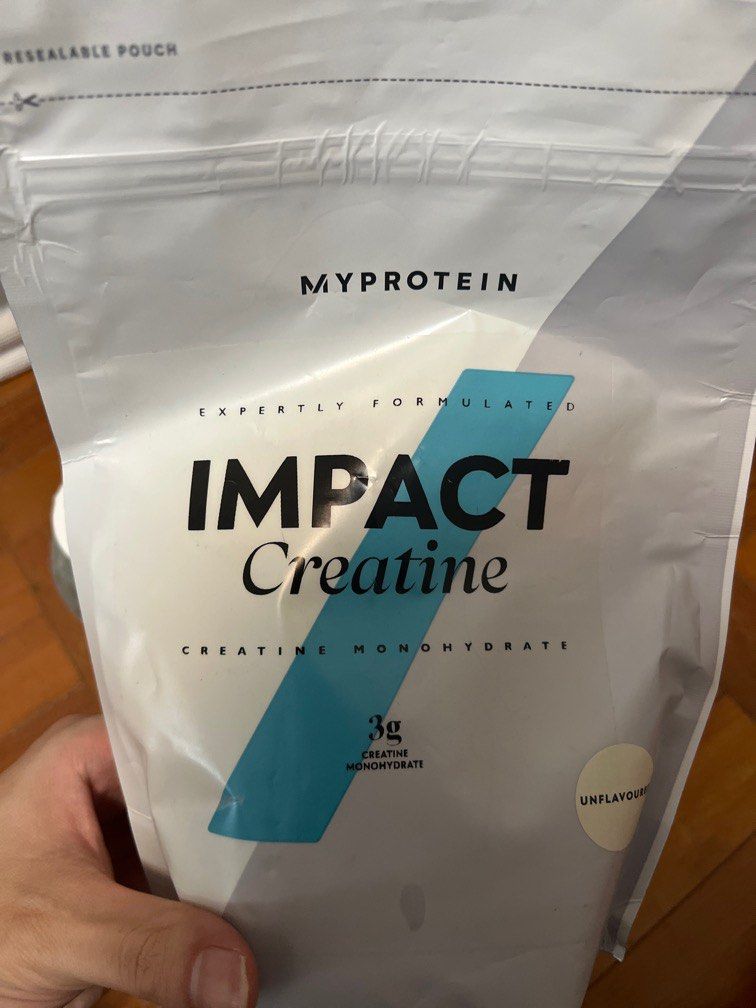 Creatine monohydrate- My protein 250g (Category: Vitamins & Supplements) located in Singapore. Submitted by unclesam123 (Listing ID 1374799668, Image 1). Description: Unopened, expires 8/25.