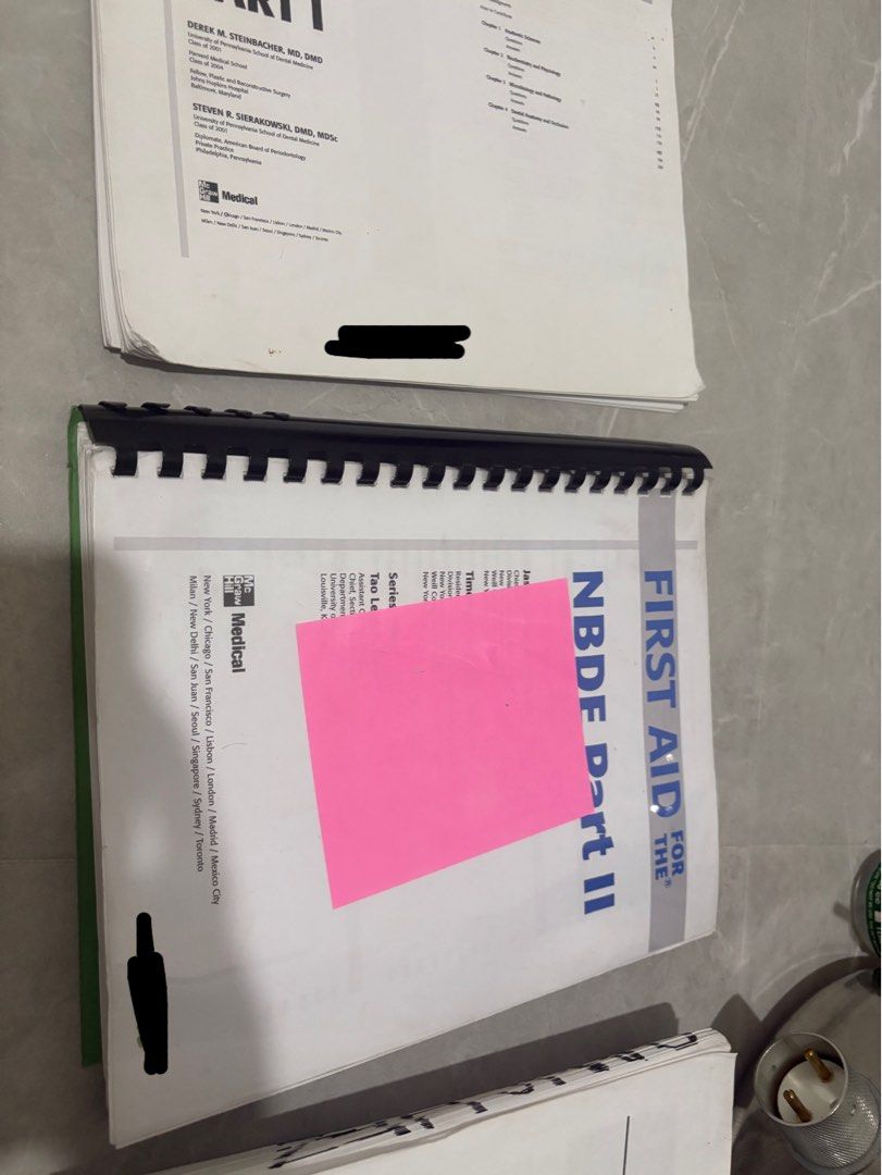 Dental Reviewers (Category: Textbooks) located in San Pedro. Submitted by rsnchz (Listing ID 1374779425, Image 3). Description: Take all only. May highlights yung mga libro. For pick up only.