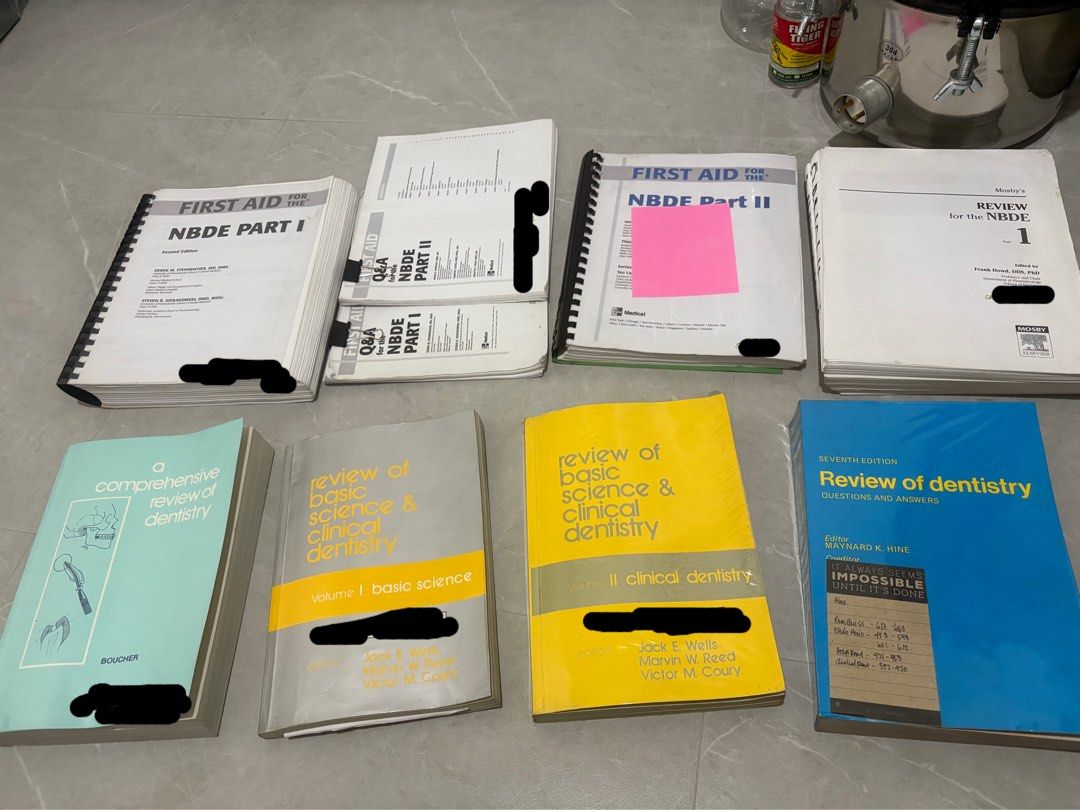 Dental Reviewers (Category: Textbooks) located in San Pedro. Submitted by rsnchz (Listing ID 1374779425, Image 1). Description: Take all only. May highlights yung mga libro. For pick up only.