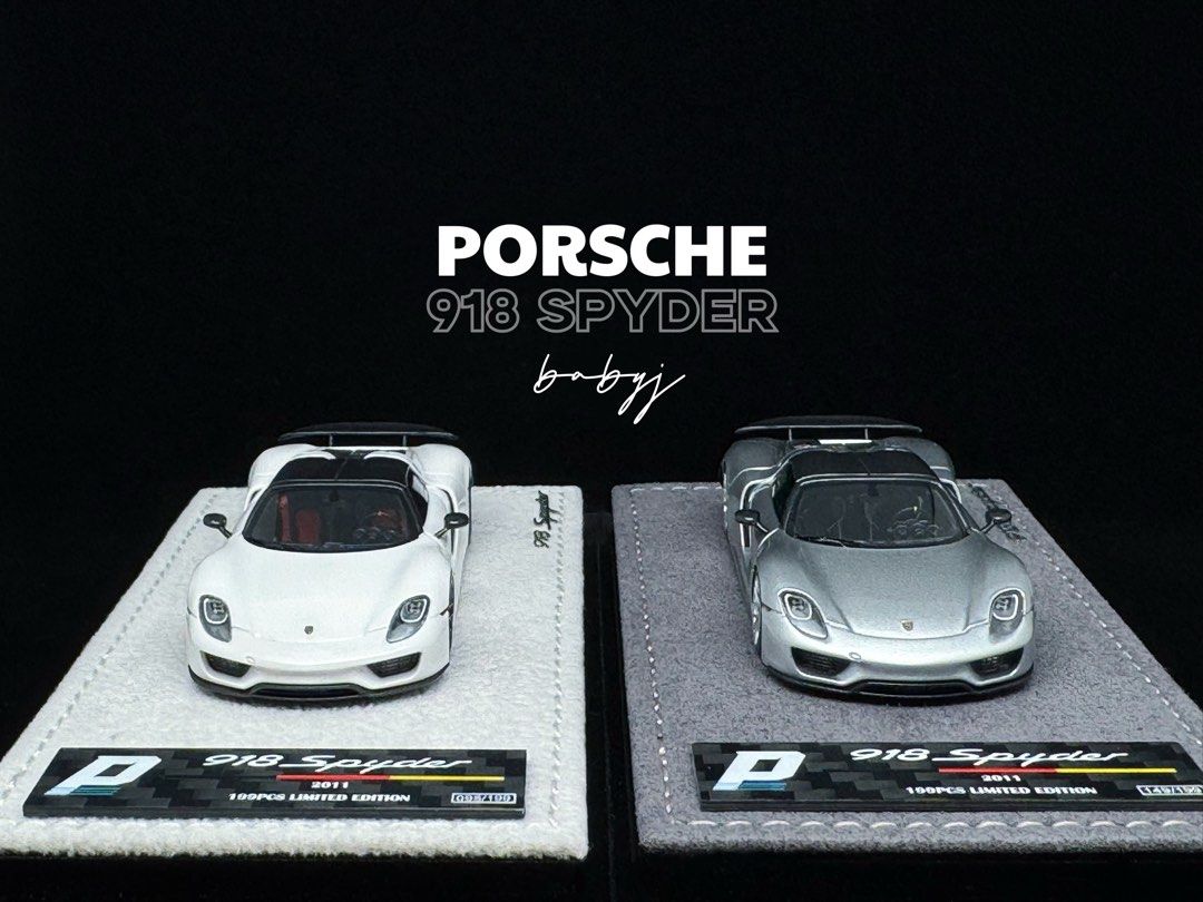 DMH x BCP 1:64 Porsche 918 Spyder Resin Model, 興趣及遊戲
