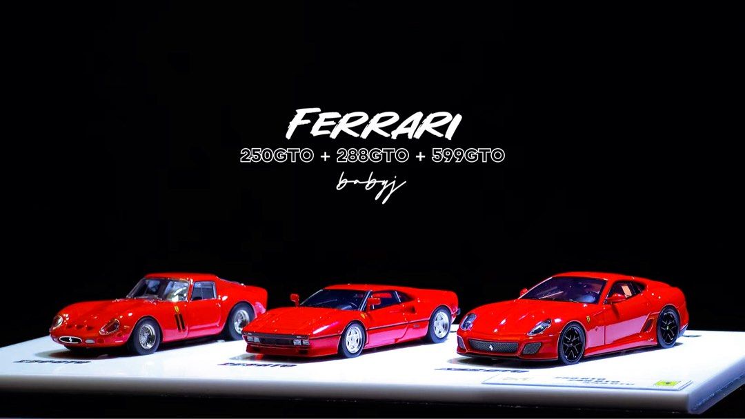 DMY 1/64　フェラーリ 250GTO 288GTO 599GTO Preorder] DMY64 1:64 Ferrari Supercar GT0 250GTO / 288GTO / 599GTO