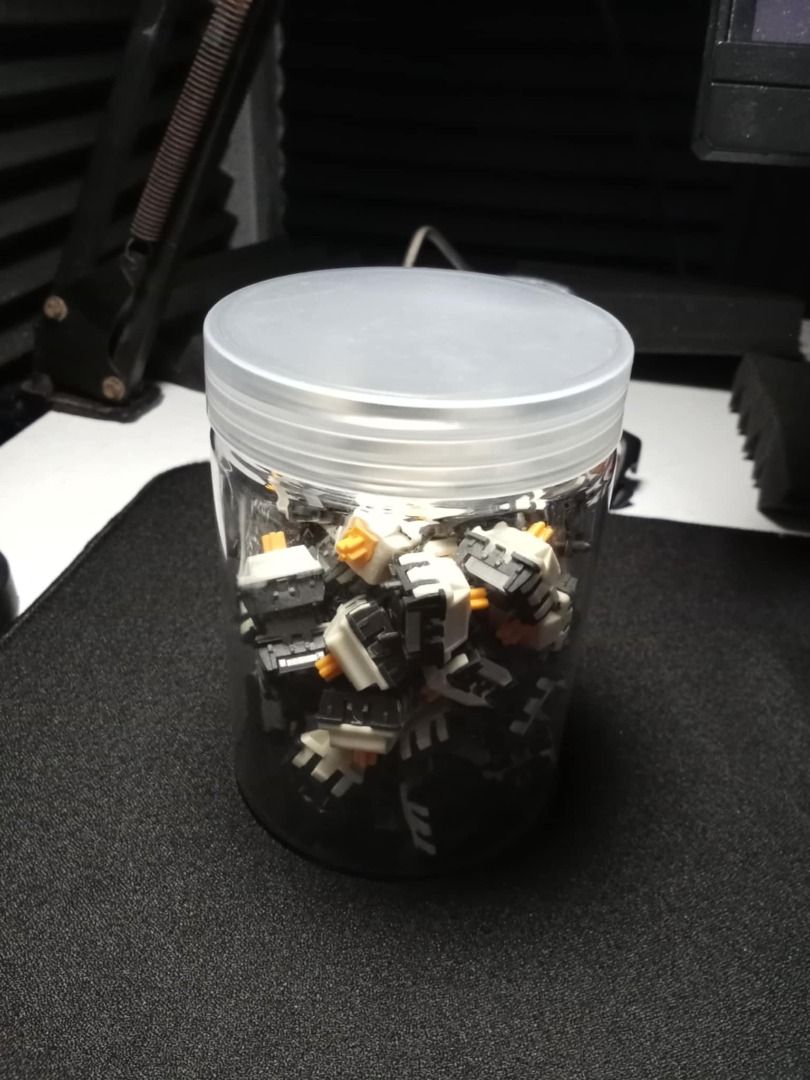 Duhuk Core/Key Magnetic Switch (70 pieces) (Category: Computer Keyboard) located in Cavite. Submitted by techgamerdad3316 (Listing ID 1374776957, Image 1). Description: ⚠️NEGOTIABLE ⚠️FREE SHIPPING DELIVERY ➡️ DOP: March 2025 ➡️ Price raised due to re-lubing ➡️ Compatible with most HE keyboards except Wooting ➡️ High Precision Gaming Magnetic Switch ➡️ Stable at 0.01mm RT ➡️ Noise Reduction Top Out ➡️ Total: 70 pieces each ➡️ With Container ➡️ Al