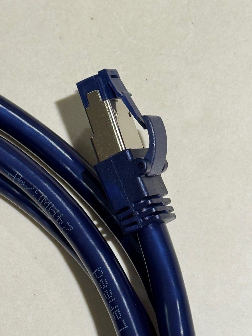 ELECOM CAT 8 (2M) HIGH-SPEED RJ-45 Lan Network Cable (Category: Cables & Adaptors) located in Singapore. Submitted by geektan (Listing ID 1374864461, Image 3). Description: Like almost-new condition. 2M $15 Tracked mailing at $2. .
