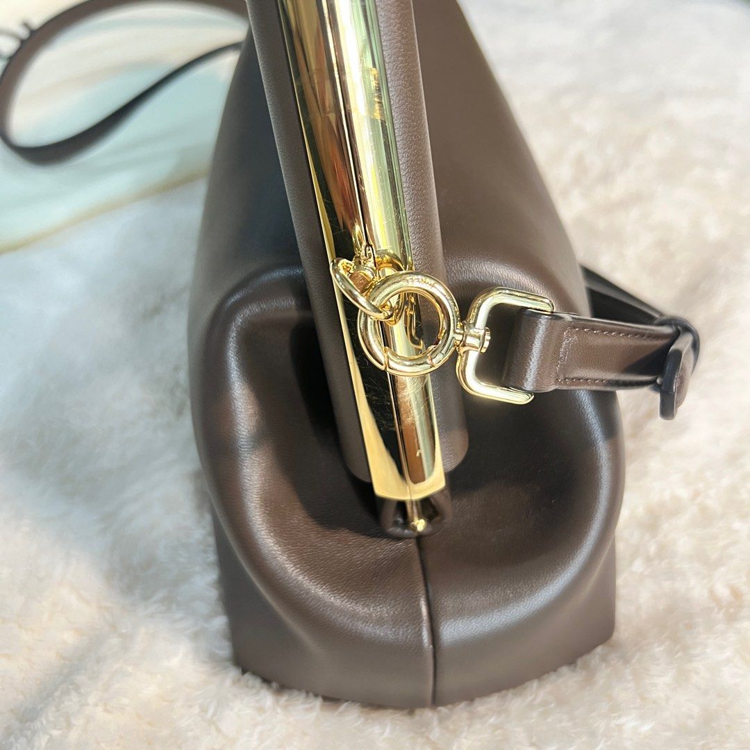 Fendi First (Category: Luxury Bags & Wallets) located in Santa Rosa. Submitted by inirtia (Listing ID 1374851397, Image 3). Description: Fendi First Pochette - Purchased last January 20, 2023 - No flaws, barely used (approximately 2x only) - Dimensions: L - 32.5cm / W - 15cm / H - 23.5cm - Interior hardware cover still intact and not removed - Includes Fendi paperbag, dustbag, box - RFS: barely used, have too many bags Meet-up can be scheduled at