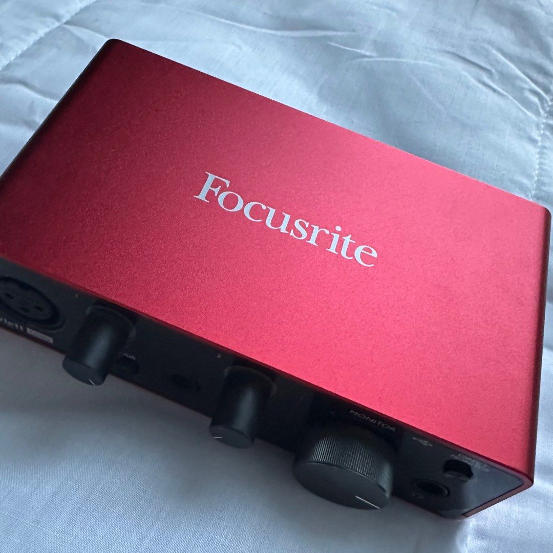 focusrite scarlett solo 3rd gen (Category: Other Audio Equipment) located in Singapore. Submitted by yuikui (Listing ID 1374786739, Image 3). Description: preloved, very well taken care of and protective plastic is still on!! if buying please take care of her i'll miss her. LOL audio interface mixer mixing .