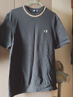 Fred Perry 黑色Tee (made in Portugal)62938603114371115