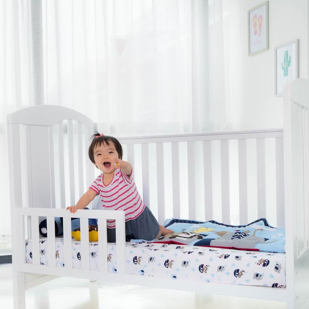 Happy cot Happy wonder 4 in 1 baby cot include bamboo mattress (Category: Cots & Cribs) located in Singapore. Submitted by curatecollective (Listing ID 1374854637, Image 2). Description: Well used for my 1 year old. Selling since co sleeping All in working condition and wheels are smooth. Rtp $350 Will provide mattress with bedsheets and cot bumpers upon request. Self collection preferred. Already dismantled for easy transportation.