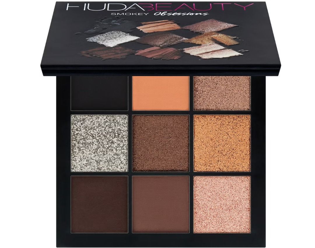 Huda Beauty Obsessions EyeShadow Palettes (Category: Makeup) located in Manila. Submitted by memorylanestore (Listing ID 1374748409, Image 3). Description: Our Huda Beauty family, our teeny-tiny Obsessions Eyeshadow palettes – they are super compact, but their size is deceiving! Each of our four Obsessions eyeshadow palettes contain nine full-sized shadows and a mirror, in one palette perfect for beauty lovers on-the-go. Each palette has nine ess
