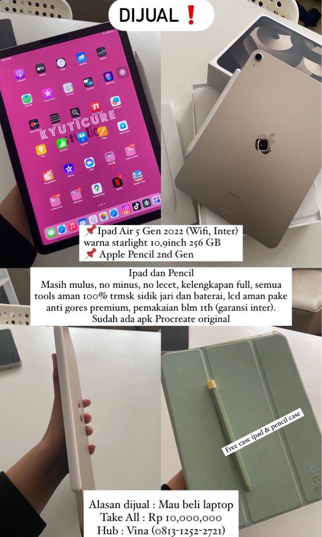 5th Generation Ipad Air Compatible With Apple Pencil Wireless